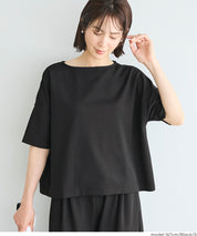 輕薄壓紋短袖寬版T恤