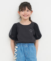 童裝 袖口愛心上衣