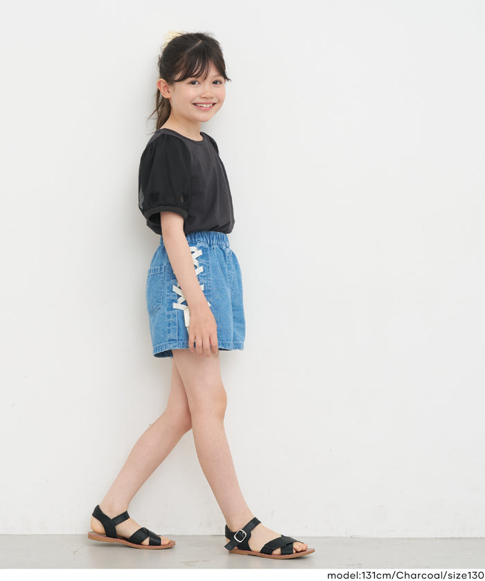 童裝 袖口愛心上衣