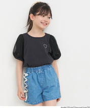 童裝 袖口愛心上衣