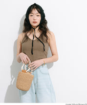 露背V領帶胸墊背心 OUT BRA