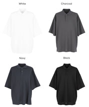 鹿子織寬鬆POLO衫