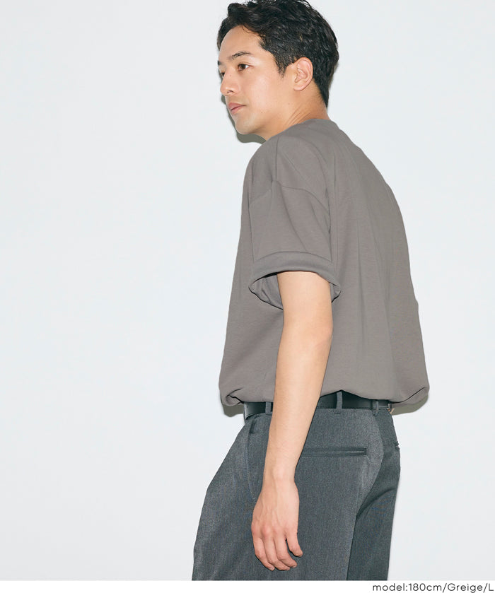 涼感棉質雙面織T恤