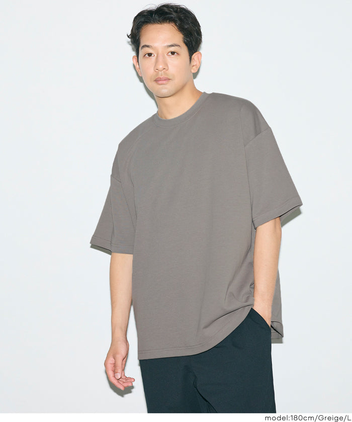 涼感棉質雙面織T恤