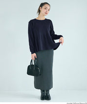 珍珠點綴針織娃娃上衣