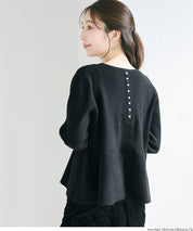 珍珠點綴針織娃娃上衣