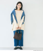 中長款顯瘦蝙蝠袖針織上衣