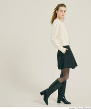 金扣長袖針織開衫