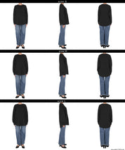 圓弧下擺針織上衣