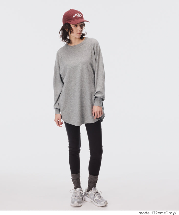 圓弧下擺針織上衣