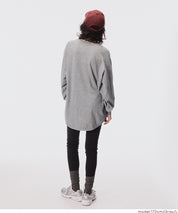 圓弧下擺針織上衣