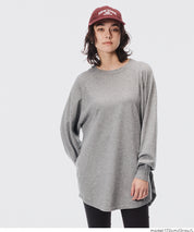 圓弧下擺針織上衣