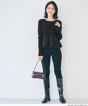 氣球下襬針織娃娃上衣