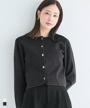 造型金扣氣質針織外套