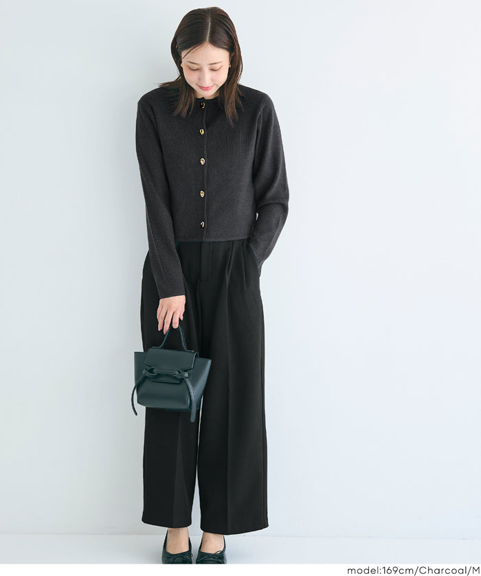 造型金扣氣質針織外套