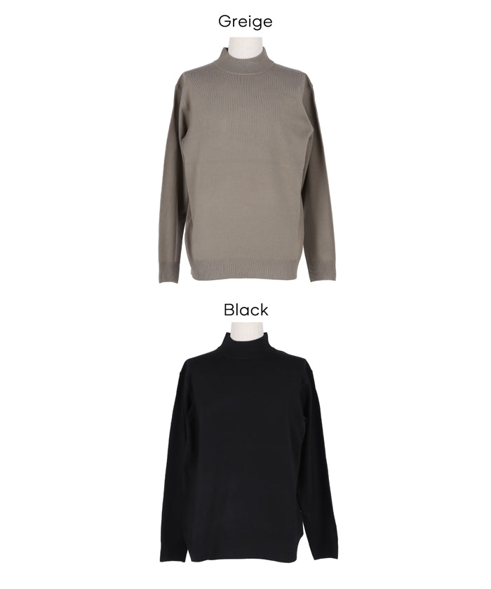 棉感立領針織上衣