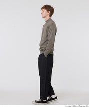 棉感立領針織上衣