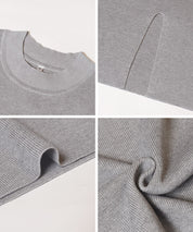 兩件式 針織背心&荷葉襯衫 套裝