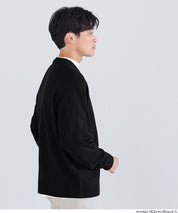 棉感V領針織上衣