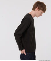 棉感V領針織上衣